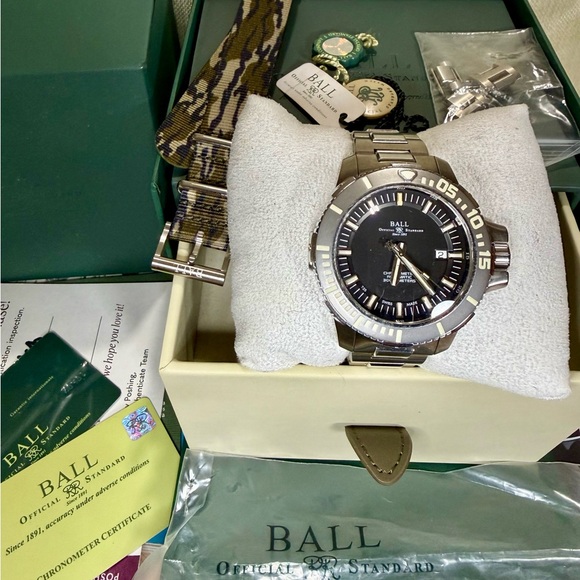 Ball Other - Ball Engineering II Hydrocarbon DeepQuest Date Designer Diver Mens Watch.
